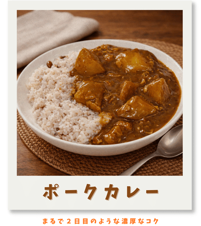 オートクッカービストロで作ったポークカレー