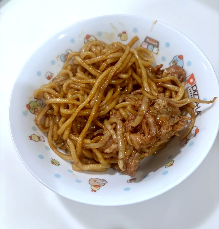 ホットクックの手動メニューで作った焼きそば